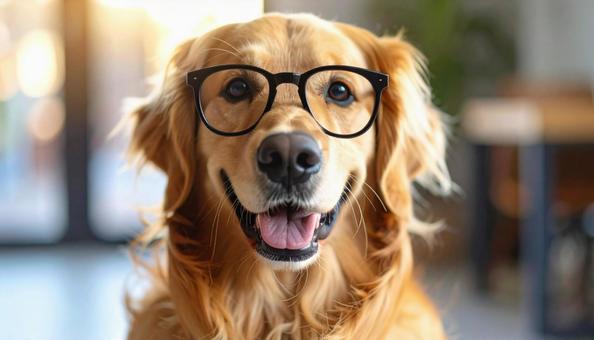 眼鏡犬 眼鏡犬の写真