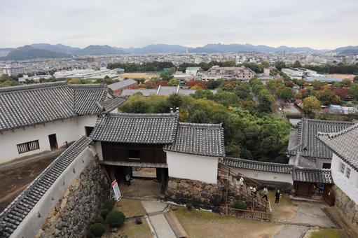 姫路城 眺望 姫路城 眺望 姫路城,眺望,街並みの写真素材