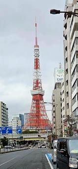 風景　東京　東京タワー 風景,街並み,東京の写真素材