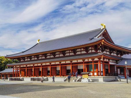 【奈良県】奈良市・薬師寺の大講堂 薬師寺,大講堂,奈良市の写真素材