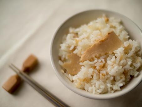 タケノコご飯 炊き込みごはん タケノコご飯 炊き込みごはんの写真