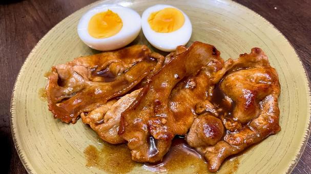 香ばしく焼けた豚の生姜焼き 香ばしく焼けた豚の生姜焼き 生姜焼き,豚肉,和食の写真素材