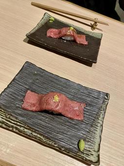 Meat sushi, JPG Meat sushi, JPG