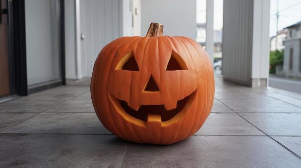 ハロウィンのカボチャの飾り 04 ハロウィンのカボチャの飾り 04の写真
