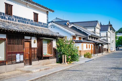 岡山　倉敷美観地区の風景 倉敷,倉敷美観地区,岡山の写真素材