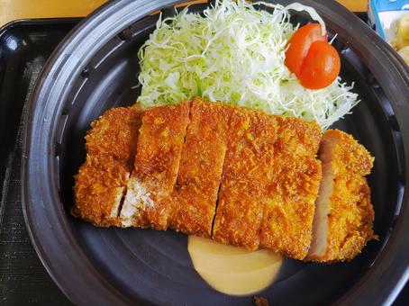 とんかつ とんかつ とんかつ,揚げ物,食事の写真素材
