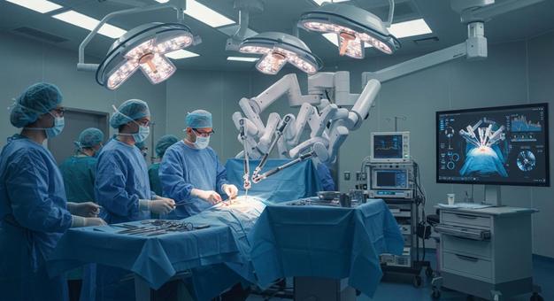 外科手術のAI手術支援システムの写真