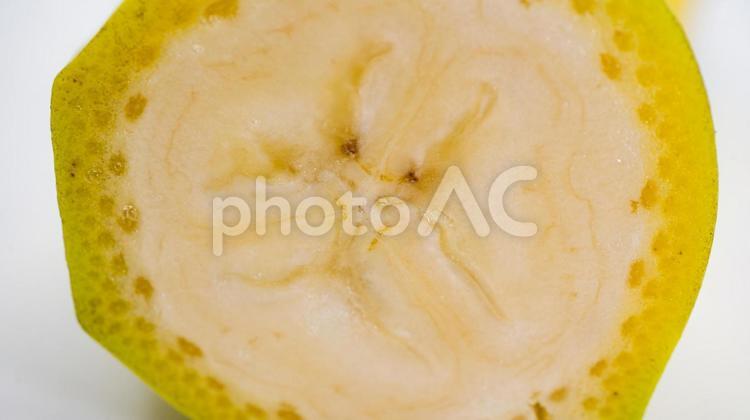 バナナ　果肉アップ　マクロ撮影 バナナ,果物,フルーツの写真素材