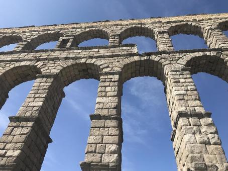 ローマ水道橋(セゴビア) ローマ水道橋(セゴビア) スペイン,セゴビア,水道橋の写真素材
