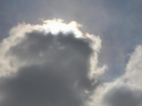 四月の雲-87 四月,青空,空の写真素材