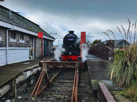 ジャコバイト号（フォート・ウィリアム駅） ジャコバイト号,スコットランド,フォート・ウィリアム駅の写真素材