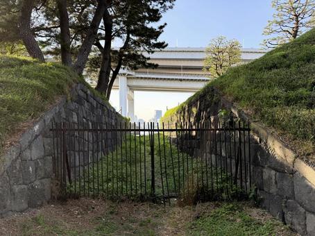 2025年春　昼間の東京お台場の風景 都心,さわやか,りんかい線の写真素材