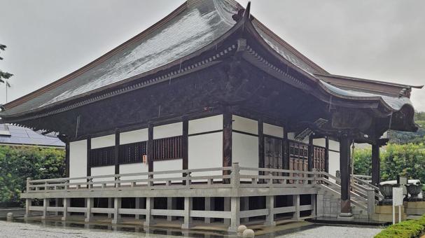 坂東33観音 08番 星谷寺 雨天の本堂 坂東33観音 08番 星谷寺 雨天の本堂 星谷寺,妙法山,堂宇の写真素材