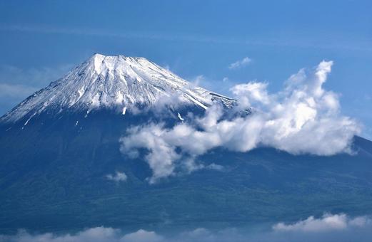 Mt.Fuji Mt.Fuji 富士山,青空,白い雲の写真素材