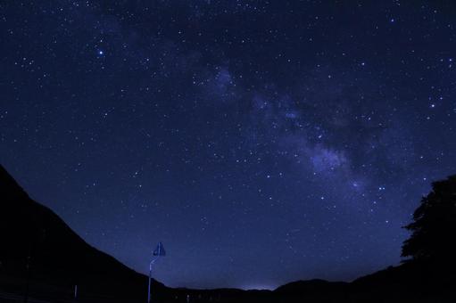 夏の星空・天の川 夏の星空・天の川の写真