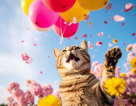 嬉しい猫 嬉しい猫の写真