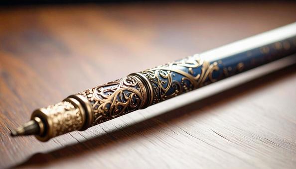 美しい飾りの魔術師の杖の写真