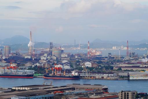 工業地帯の風景 工業地帯の風景の写真