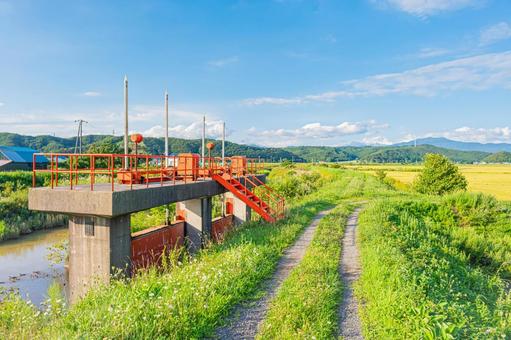 北海道 乙部町の風景 北海道 乙部町の風景の写真