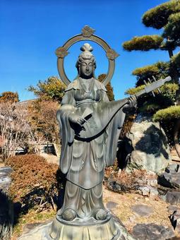 武州寄居七福神　弁財天様 弁財天,武州寄居七福神,七福神の写真素材
