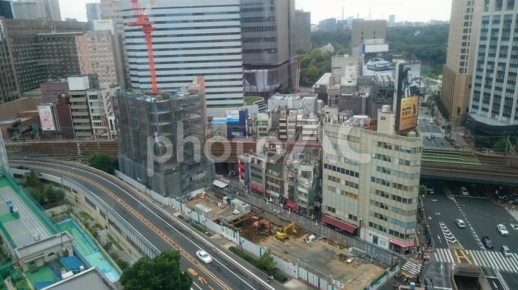 日比谷 有楽町 周辺 8 道路,ビル,高速道路の写真素材