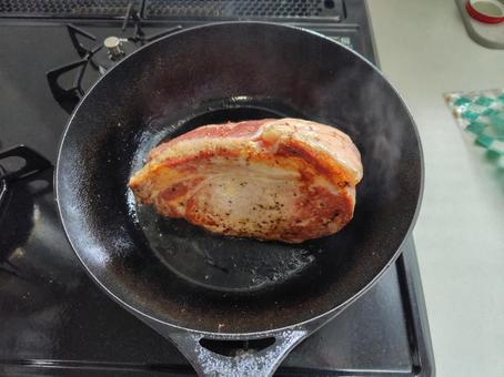 お肉 お肉 肉,豚肉,ブロック肉の写真素材