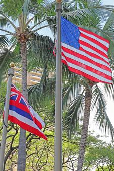 Stars and Stripes and Hawaii State Flag, JPG Stars and Stripes and Hawaii State Flag, JPG