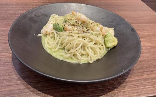 Photo, basil, genovese, pasta, 