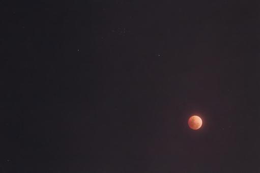 皆既月食とM44・2018②・天体 皆既月食とM44・2018②・天体の写真