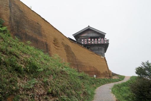 鬼ノ城1 鬼ノ城1 鬼ノ城,城址,日本100名城の写真素材