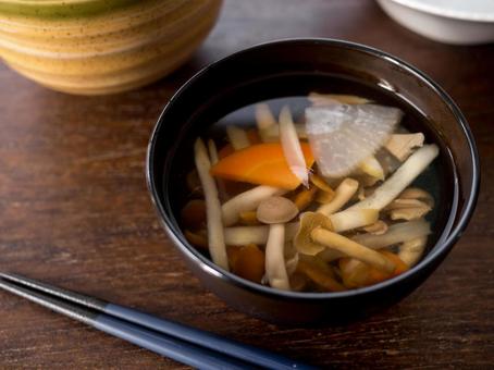 きのこ汁 きのこスープ きのこ汁 きのこスープ きのこ汁,きのこスープ,茸味噌汁の写真素材