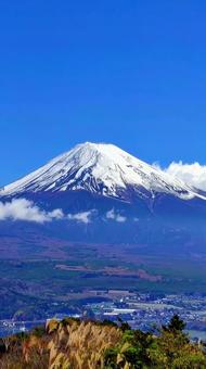 富士山と青空 富士山と青空の写真