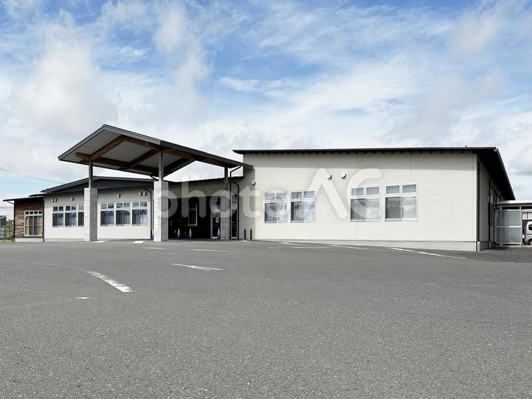 涌谷町　涌谷公民館 宮城県,遠田郡,涌谷町の写真素材