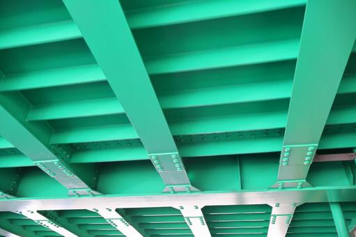 Photo, bridge, multi-level crossing, road, 