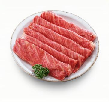 牛しゃぶしゃぶ肉皿盛り 牛しゃぶしゃぶ肉皿盛り 牛しゃぶ,牛しゃぶしゃぶ,しゃぶしゃぶ肉の写真素材