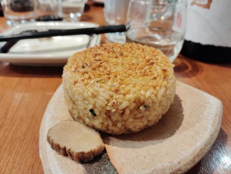 焼きおにぎりの写真