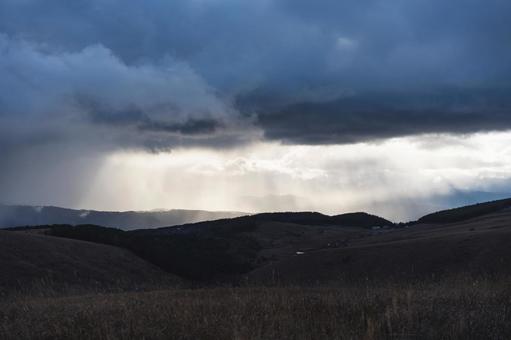 ビーナスラインの秋 ビーナスライン,長野県,車山高原の写真素材