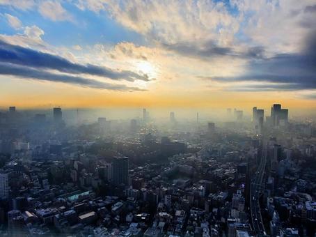 都会の街の風景 都会,東京,街並みの写真素材