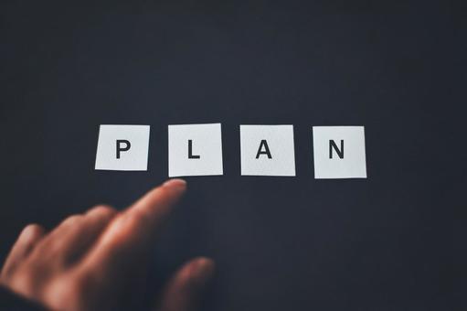 PLANと人の手元 PLANと人の手元の写真