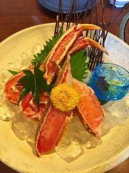 カニのお刺身の写真