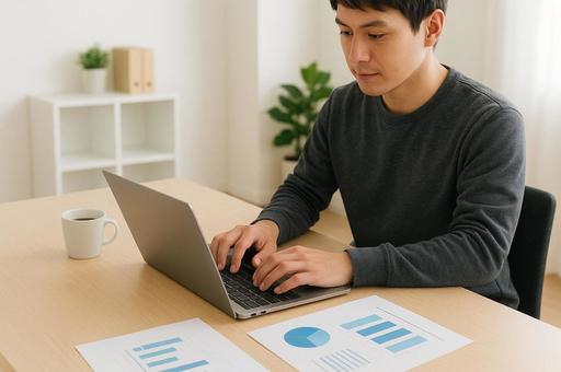 カジュアルに働くITエンジニア カジュアルに働くITエンジニアの写真