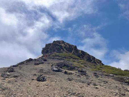 残雪の安達太良山7 残雪の安達太良山7の写真