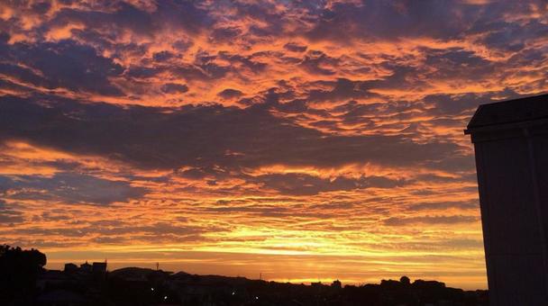 夕焼け空 夕焼け空の写真
