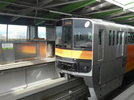 多摩モノレール 多摩モノレール,モノレール,電車の写真素材