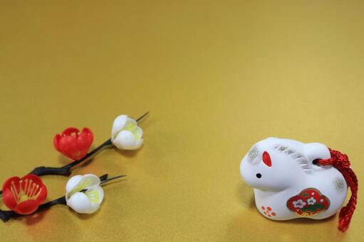 年賀状素材・午（1） 年賀状,年賀状素材,午年の写真素材