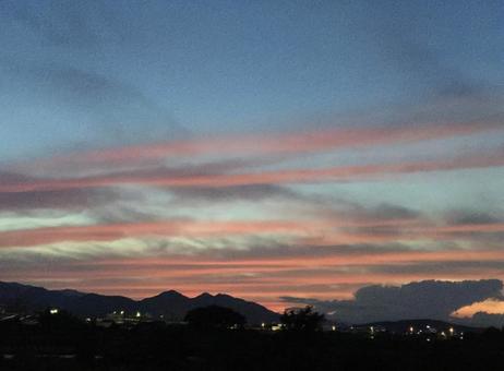 夕焼け空 夕焼け空の写真