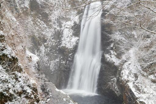 初冬の秋保大滝⑼ 滝,秋保大滝,名瀑の写真素材