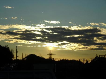 夕暮れ時-7 夕暮れ時-7 夕暮れ,夕焼け,夕方の写真素材