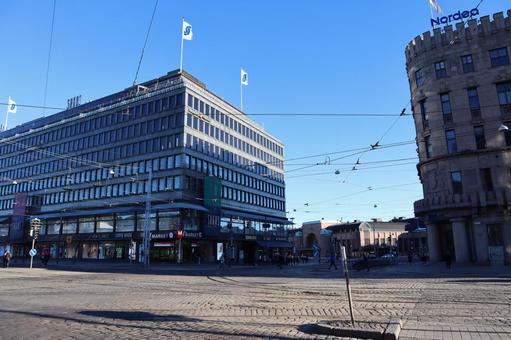 Helsinki cityscape in Finland, JPG