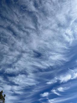 青い空と雲の写真